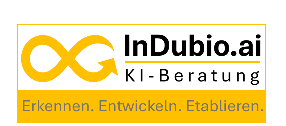 Logo: InDubio.ai | KI-Beratung | Erkennen. Entwickeln. Etablieren.