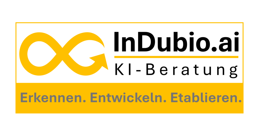 Logo: InDubio.ai | KI-Beratung | Erkennen. Entwickeln. Etablieren.